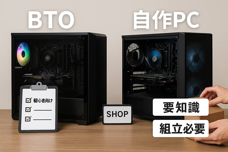 BTOパソコンとは？自作PCとの違いと選び方をわかりやすく解説