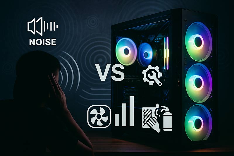 ゲーミングPCのファンがうるさい原因と静音化のための5つの対策