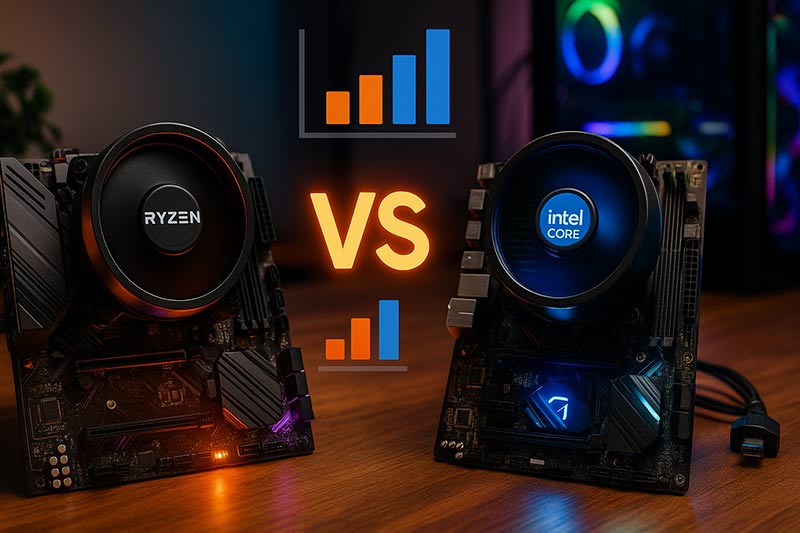 【2025年最新】RyzenとIntelはどっちがゲーミング向き？用途別ベンチマークとおすすめCPUも紹介