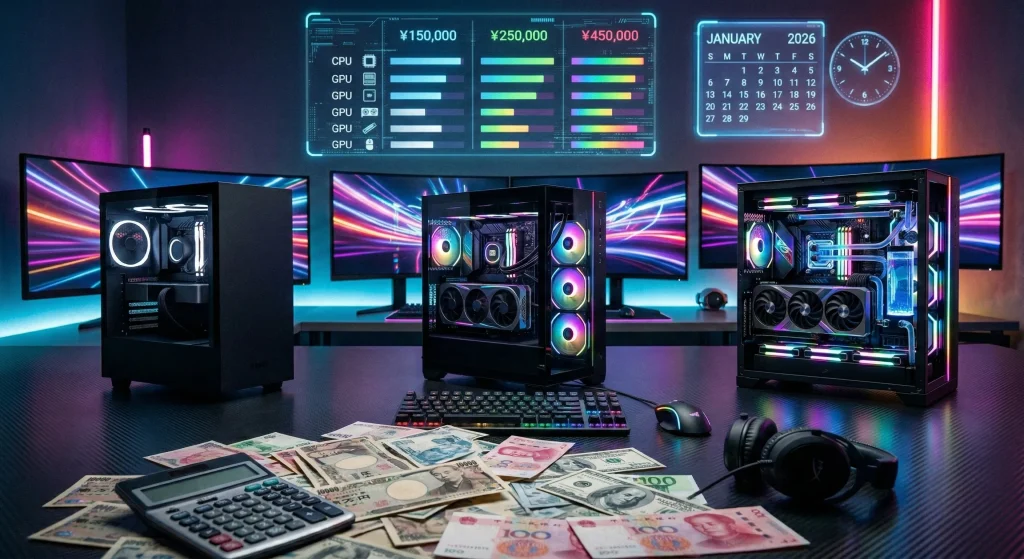 10万・15万・20万円のゲーミングPCおすすめ｜予算別ベスト構成と買う 