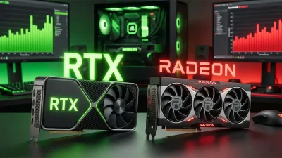 RTXとRadeon どっちが買い？【2026年版】RTX 5000 vs RX 9000シリーズを性能・コスパ・用途別に徹底比較