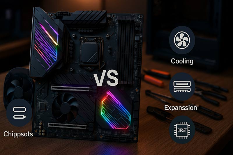ゲーミング向けマザーボードの選び方｜チップセット・拡張性・冷却性能の違い