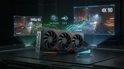 Radeon RX 9070 XT 徹底解説｜RDNA 4第3世代RT・FSR 4・16GB VRAMで1440p〜4Kコスパ最強GPUの買い時【2026年最新】