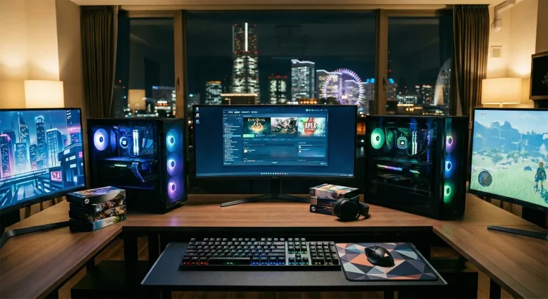Steam用ゲーミングPCの選び方｜人気タイトル別の推奨スペ