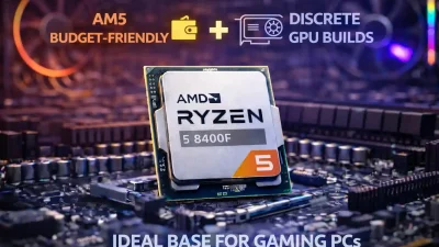 Ryzen 5 8400F徹底解説｜AM5最安級！グラボ前提の低コスト自作に最適な1枚