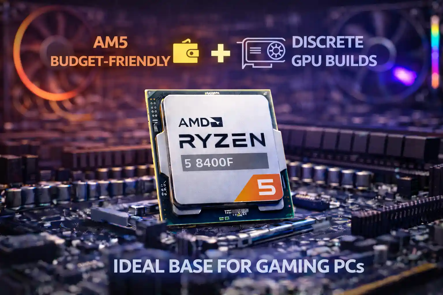 Ryzen 5 8400F徹底解説｜AM5最安級！グラボ前提の低コスト自作に最適な1枚