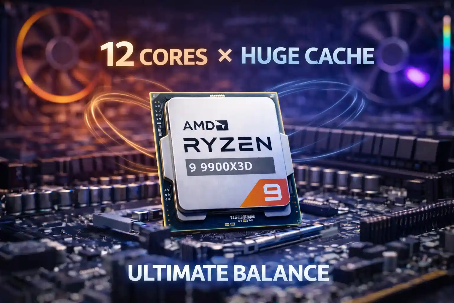 Ryzen 9 9900X3D徹底解説｜12コア×大容量キャッシュがもたらす「究極のバランス」