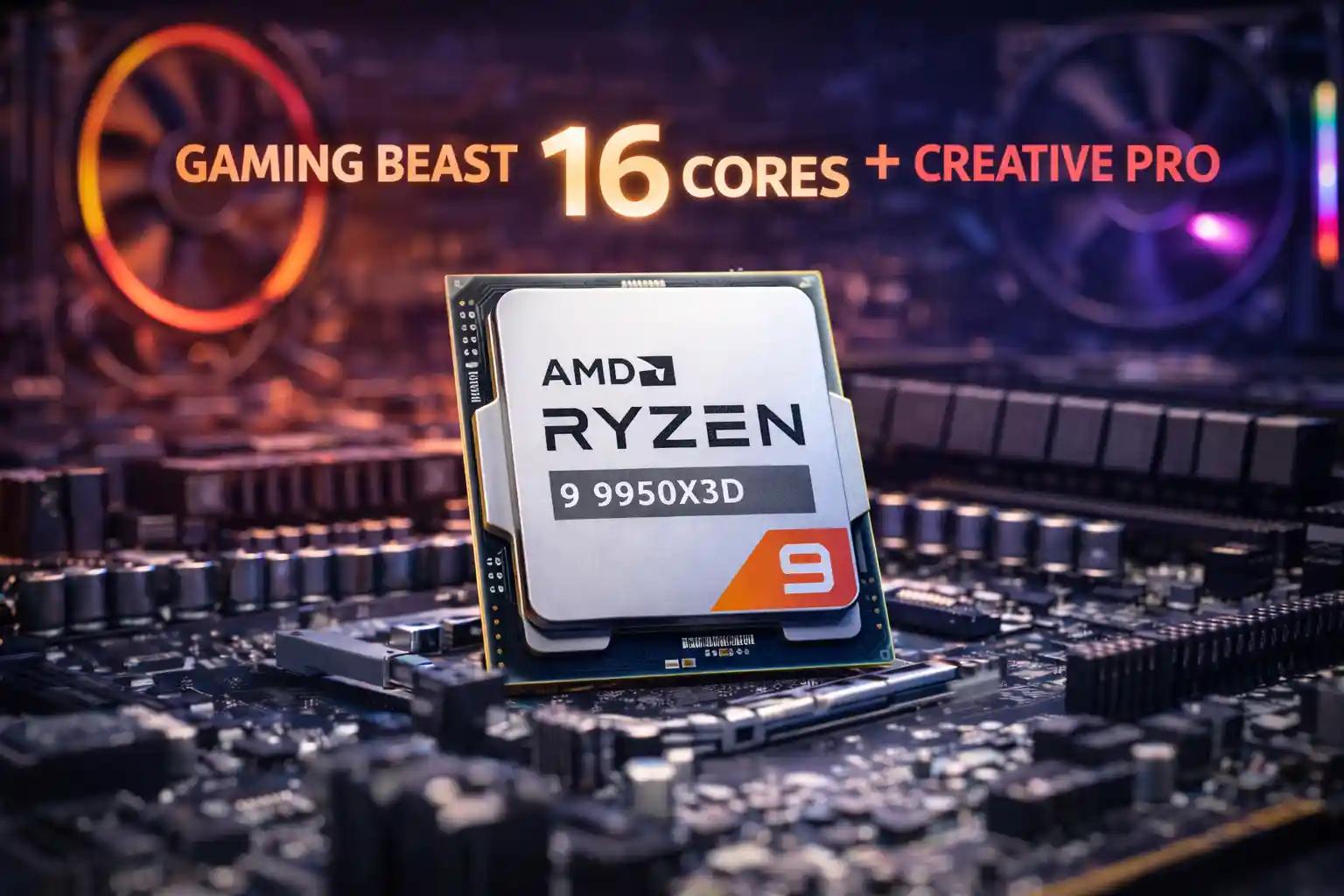 Ryzen 9 9950X3Dを徹底解説｜ゲームとクリエイティブを極める16コアの怪物