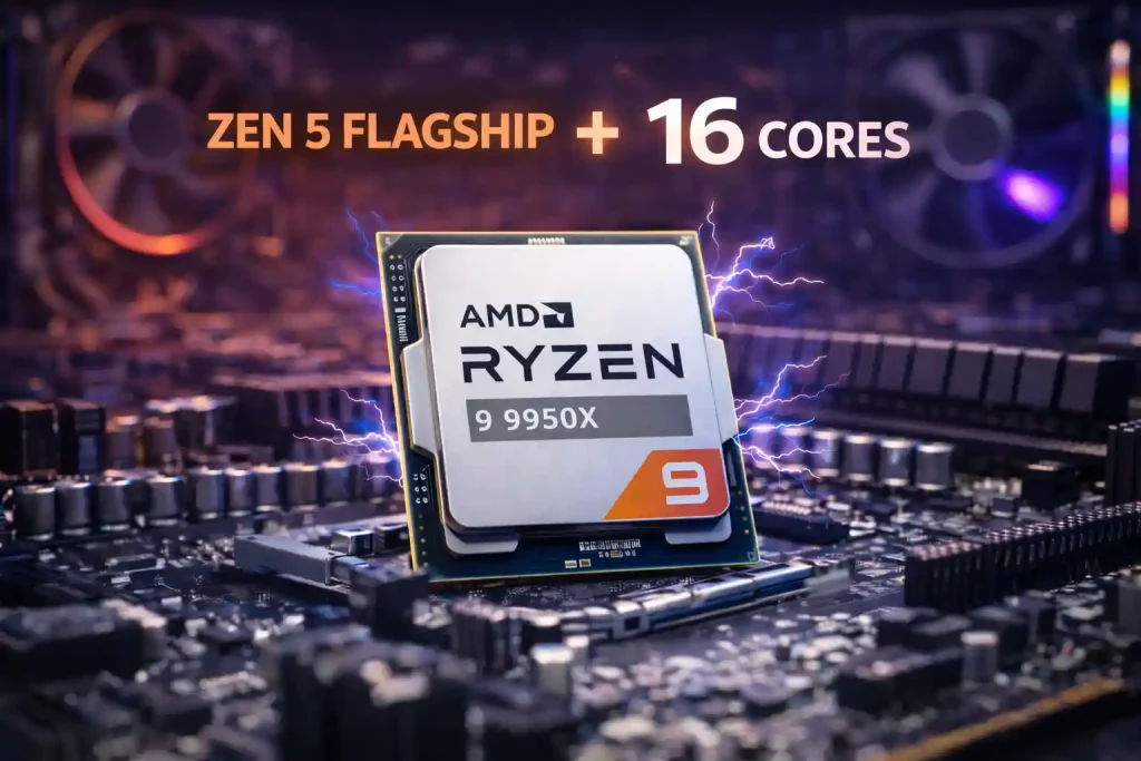 Ryzen 9 9950X徹底解説｜Zen 5世代の16コア・フラッグシップが放つ圧倒的性能