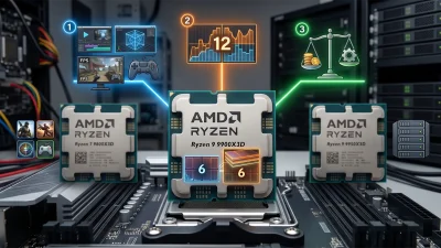 Ryzen 9 9900X3D 徹底解説｜12コア非対称CCDの「中間ポジション」を選ぶ3つの条件【2026年最新】