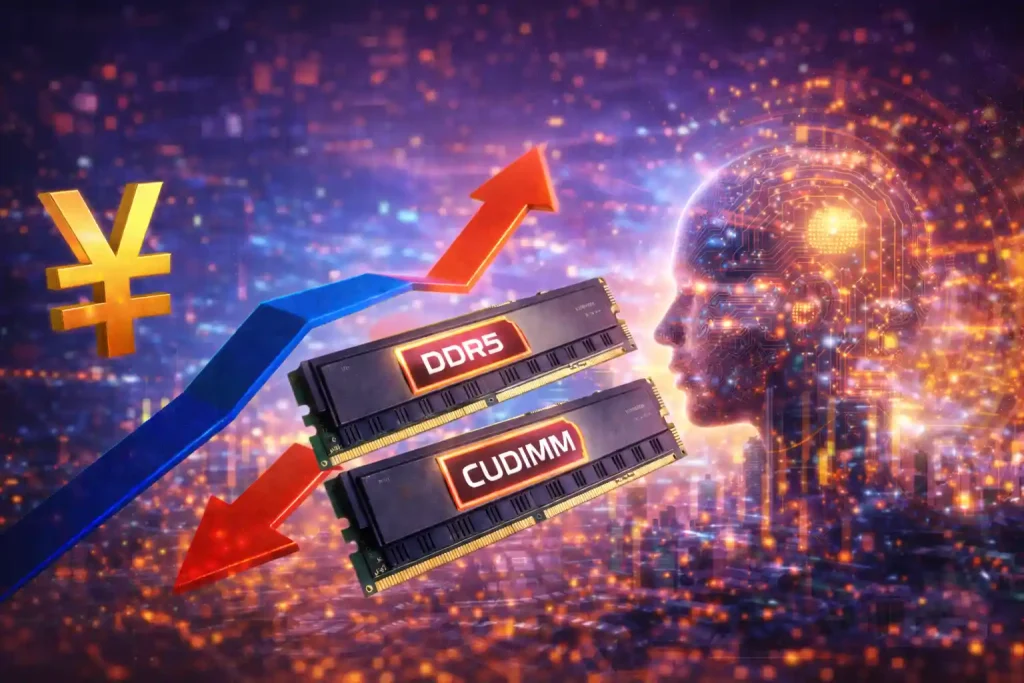 【2026年版】メモリの価格は今後どうなる？DDR5・CUDIMMの普及とAI需要の影響を読み解く