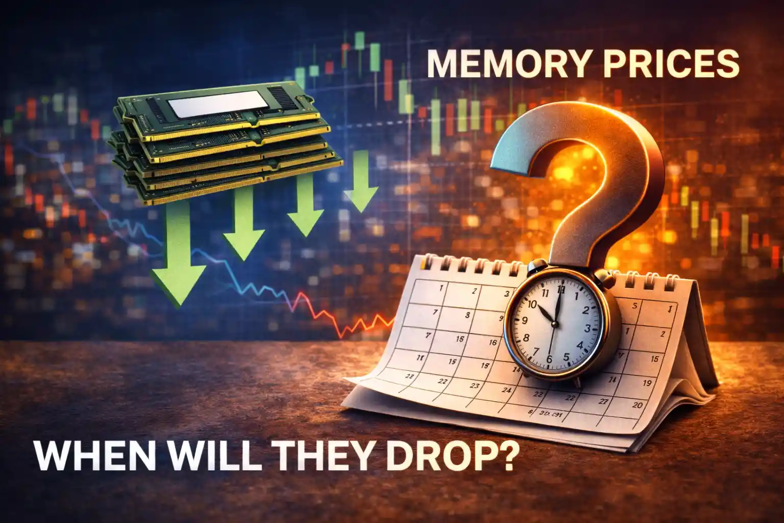 今後の予想|メモリ価格はいつ下がる?