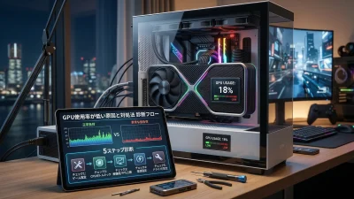 GPU使用率が低い原因と対処法｜5ステップ診断と「問題ないケース」の見分け方【2026年版】