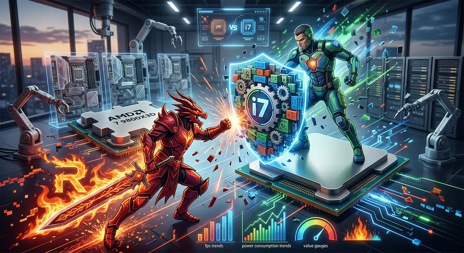 9800X3D vs Core Ultra 7 270K Plus