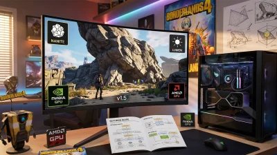 ボーダーランズ4 PC版おすすめ設定ガイド｜UE5 Nanite/Lumenを軽くする方法とGPU別プロファイル【v1.5対応】