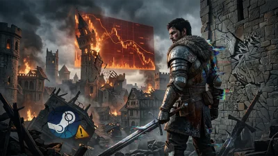 紅の砂漠がAI生成アセット混入を認め謝罪——「プレースホルダー誤混入」説の真偽、Steam規約違反、株価30%急落までを整理する