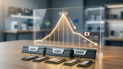 DDR5価格が「天井打ち」のシグナル——欧州で6ヶ月ぶりの下落、日本市場はいつ恩恵を受けるか
