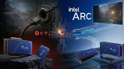 紅の砂漠がIntel Arc GPUを切り捨て——「返金してください」と公式が案内、Intelは「何年も支援を申し出た」と反論