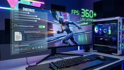フォートナイト PC版 FPS最大化おすすめ設定ガイド｜Performance Mode・全設定の最適値・GameUserSettings.ini【2026年版】