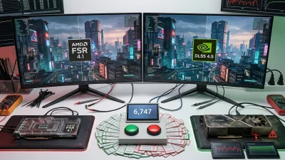 FSR 4.1 vs DLSS 4.5 最新ベンチマーク比較【2026年3月】——6,747票のブラインドテストが示す実力差とRTX 30系の落とし穴