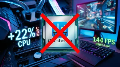 IntelのiBOTをGeekbenchが「無効」宣言——CPU性能+22%向上の裏側と、ゲーマーが本当に確認すべき数字