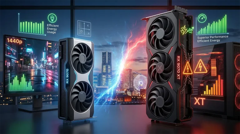 RX 9070 vs RX 9070 XT どっちが買い？