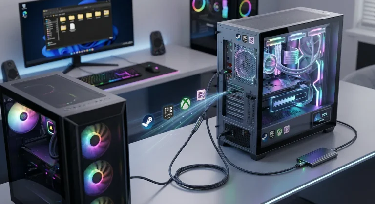 PCゲームを別のPCに引っ越す方法