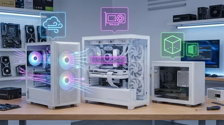 ゲーミングPCケースの選び方