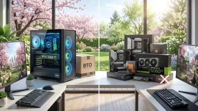 RTX 5060 Ti搭載ゲーミングPC、BTOと自作どっちが得？【2026年春】｜8GBモデルを掴まされないための全手順