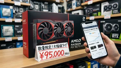 RX 9070 XT価格分析｜日本で¥95,000まで値下がりしたのに「今が買い時」と言い切れない理由