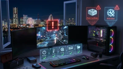 ゲーム中にPCが落ちる・固まる原因と直し方｜電源不足からドライバまで5つの診断
