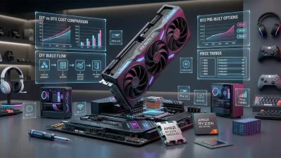 Ryzen 7 9800X3D + RX 9070 XT 構成ガイド【2026年版】自作・BTOの費用比較と選び方