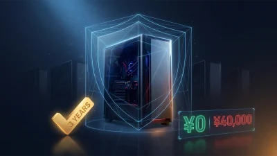 BTO 8社の保証延長プラン徹底比較——マウス・FRONTIERは標準3年付き、ツクモは+5%物損まで補償、ドスパラはセーフティ月額制【2026年4月】