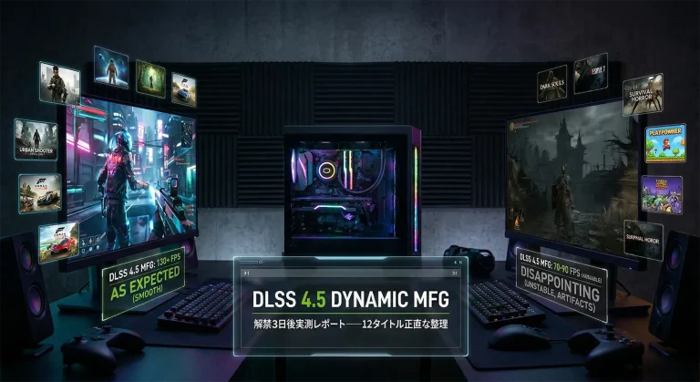 DLSS 4.5 Dynamic MFG 解禁レポート