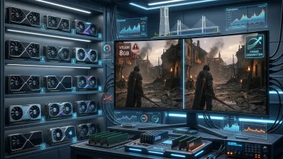 ファイナルファンタジー16 GPU別ベンチマーク【2026年版】｜設定を下げても15%しか変わらない——VRAM 8GB問題とフレーム生成の必要性を13GPU実測解説