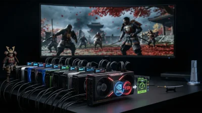 ゴーストオブツシマ GPU別ベンチマーク【2026年版】｜AMD優位・DLSS+FSR FG同時使用・15GPU実測データ解説