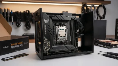 ASUS、TUF Gaming初のMini-ITXマザー『B850I WiFi Neo』発表——AM5で17cm角のSFF機に火が付く