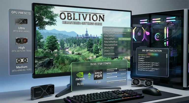 オブリビオン リマスター PC版おすすめ設定ガイド