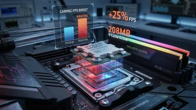 Ryzen 9 9950X3D2 ゲーミング性能を徹底解説｜208MBデュアルV-Cacheはゲームに効くのか——9950X3D実測データで検証