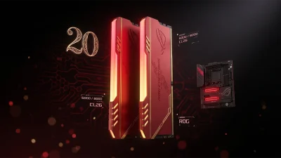 ASUS ROG が初の自社DDR5を発表｜ROG DDR5 RGB Edition 20｜48GB CL26 + BIOSワンクリックで DDR5-8000 へ切替・14社17モデル認定プログラムも始動【2026年5月】