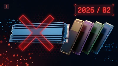Crucial 2026年2月で出荷終了｜MX500 ・ P3 Plus ・ DDR5 PRO ユーザーが今すぐ判断すべきこと — Lexar ・ KIOXIA ・ WD ・ Samsung 代替徹底比較