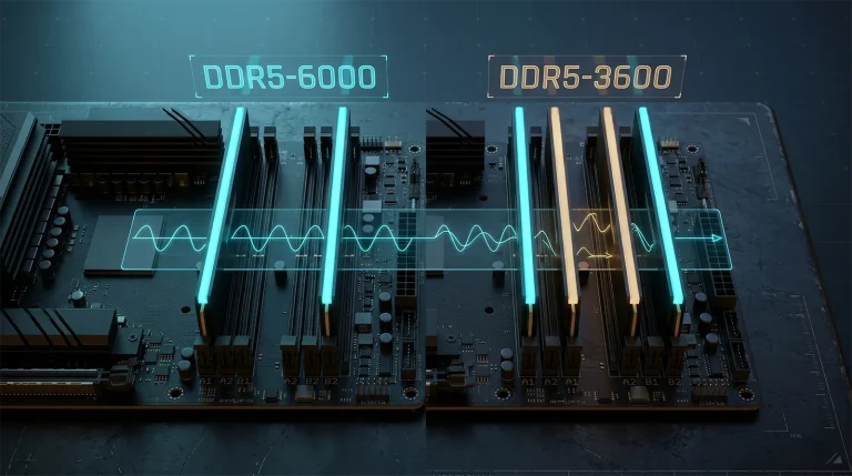 DDR5 2DIMM vs 4DIMM ゲーミング