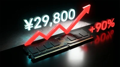 DDR5メモリ価格が異常高騰｜Lexar 16GB が「最安級」でも税込29,800円・AI HBM需要 + Samsung戦略 + 関税の3重苦【2026年5月版】