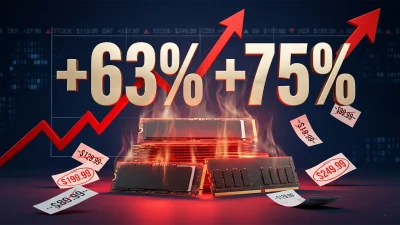 DRAM Q2契約価格58〜63%・NAND 75%急騰確定｜TrendForce 2026レポート・Samsung 990 Pro 2TBが過去最高$917到達・自作PC組むなら今が最終局面【2026年5月】