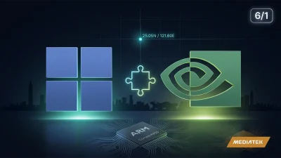 Microsoft × NVIDIA「new era of PC」同時ティザー｜Computex 2026 開幕直前・N1X + Windows on ARM 提携の決定的サイン【2026年5月30日】