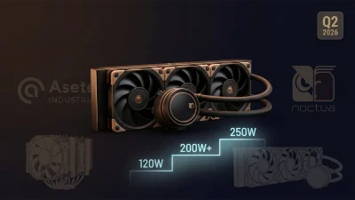 Noctua 初の簡易水冷 Computex 2026 発表｜空冷王者が水冷参入する本当の理由・Asetek 協業を解読