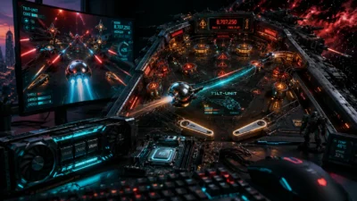 『Appulse』ピンボール×シューティングの新作ローグライト｜無料デモ配信中・射撃の反動で軌道を操る独自操作【2026年発売予定】