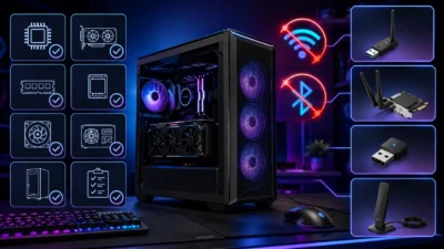 BTOゲーミングPCのWi-Fi・Bluetoothが非搭載でも買っていい？購入前に確認すべき8項目と後付け4方法を解説