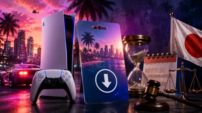GTA6 PS5版ダウンロードコードは170日で失効