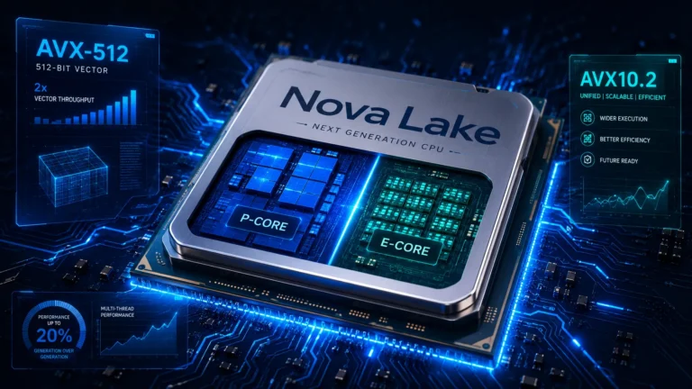 Intel次世代CPU「Nova Lake」でAVX-512復活へ。公式マニュアルとLinuxパッチで見えたAVX10.2対応の中身